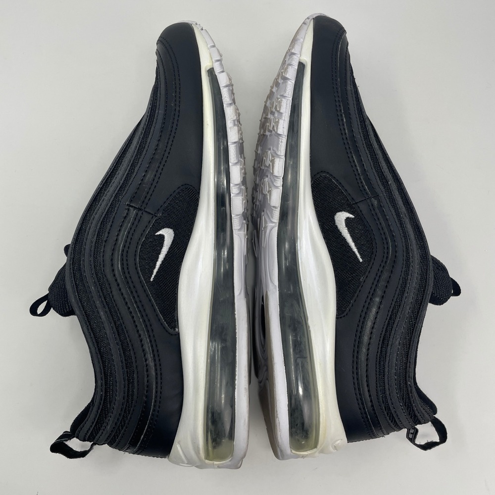 Nike Air Max 97 Sneakers Men 11 Black Reflective Running Retro Iconic 921826-001 - Picture 5 of 10